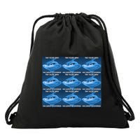 Funny That Feeling When Knee Surgery Is Tomorrow Meme Drawstring Bag