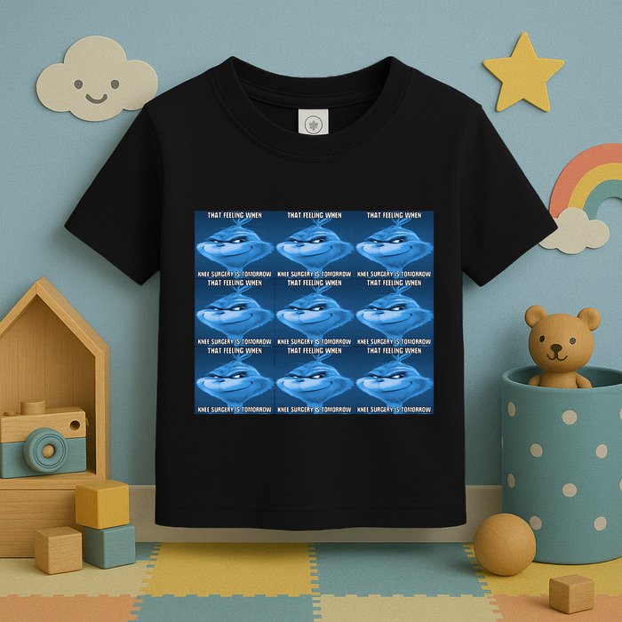 Funny That Feeling When Knee Surgery Is Tomorrow Meme Toddler T-Shirt