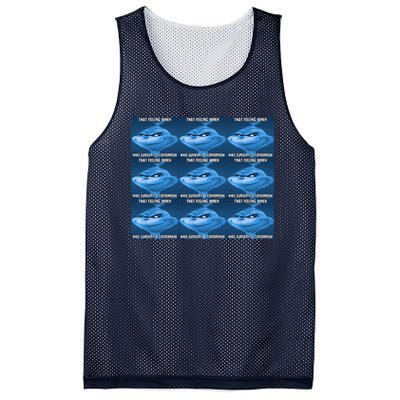 Funny That Feeling When Knee Surgery Is Tomorrow Meme Mesh Reversible Basketball Jersey Tank