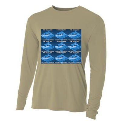Funny That Feeling When Knee Surgery Is Tomorrow Meme Cooling Performance Long Sleeve Crew