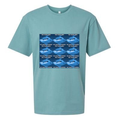 Funny That Feeling When Knee Surgery Is Tomorrow Meme Sueded Cloud Jersey T-Shirt