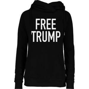 Free Trump Womens Funnel Neck Pullover Hood