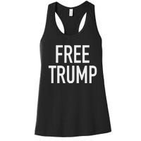 Free Trump Women's Racerback Tank