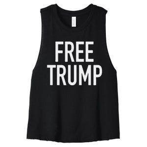 Free Trump Women's Racerback Cropped Tank