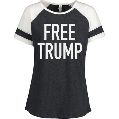 Free Trump Enza Ladies Jersey Colorblock Tee