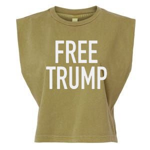 Free Trump Garment-Dyed Women's Muscle Tee