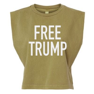 Free Trump Garment-Dyed Women's Muscle Tee