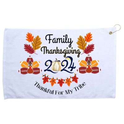 Family Thanksgiving Grommeted Golf Towel