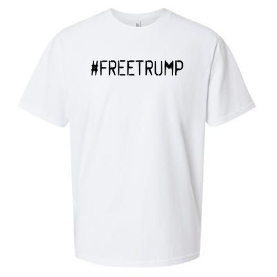 Free Trump Free Donald Trump 2024 Sueded Cloud Jersey T-Shirt