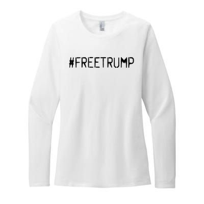 Free Trump Free Donald Trump 2024 Womens CVC Long Sleeve Shirt