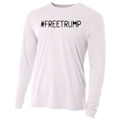 Free Trump Free Donald Trump 2024 Cooling Performance Long Sleeve Crew