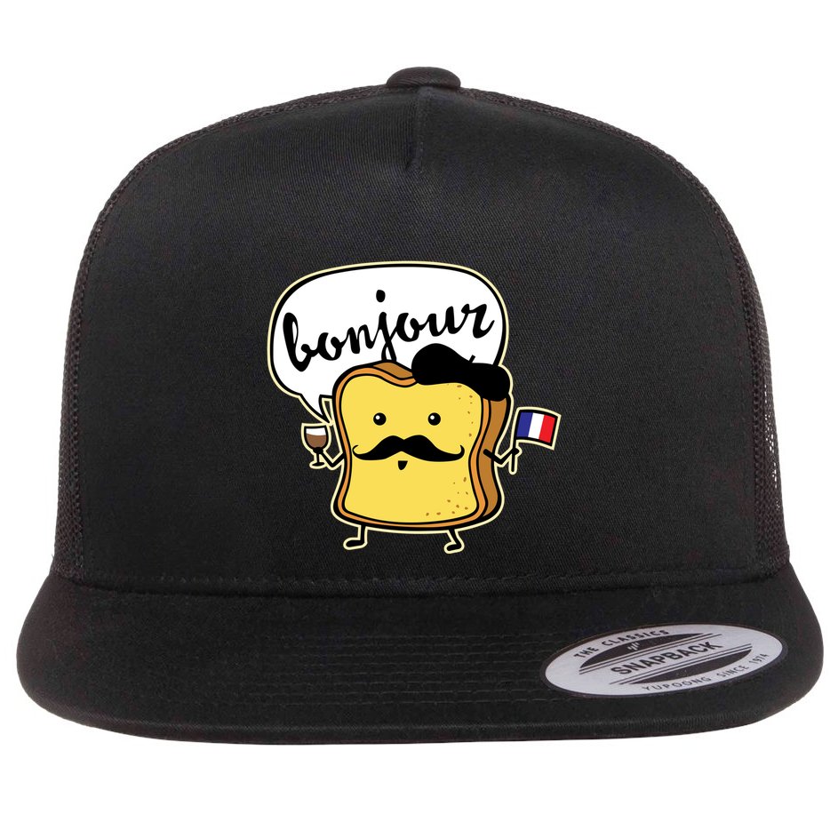 French Toast Flat Bill Trucker Hat