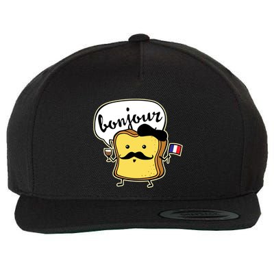 French Toast Wool Snapback Cap