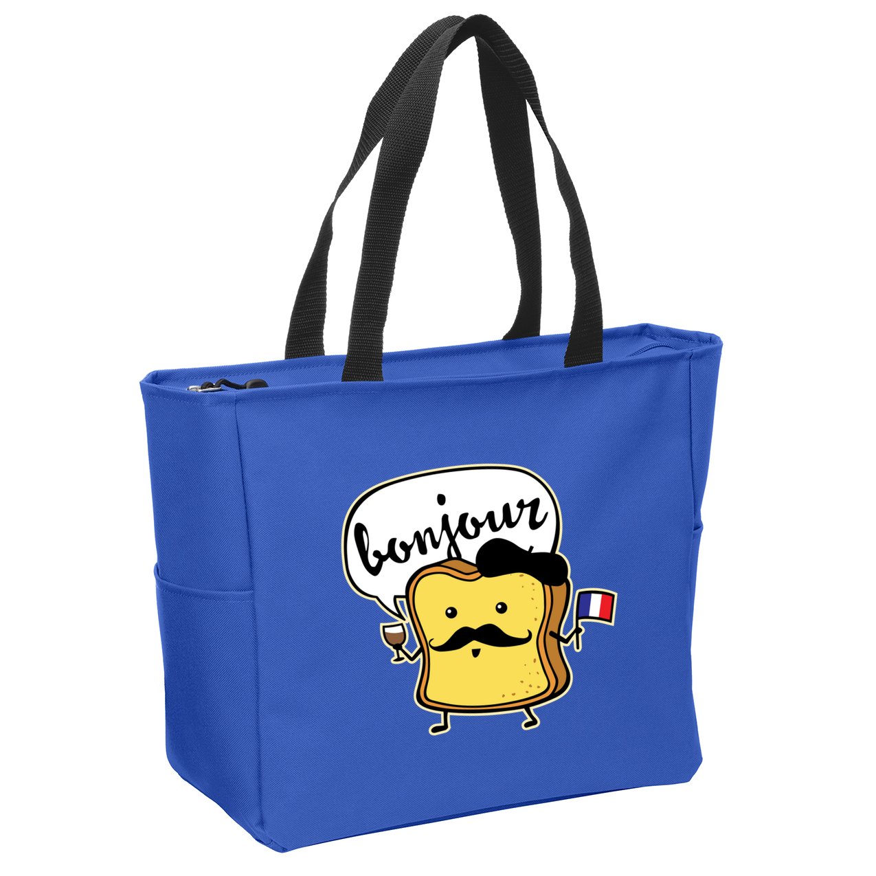 French Toast Zip Tote Bag