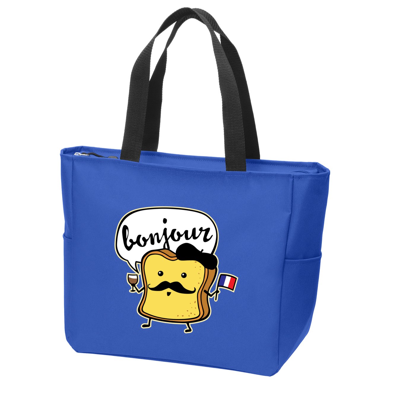 French Toast Zip Tote Bag