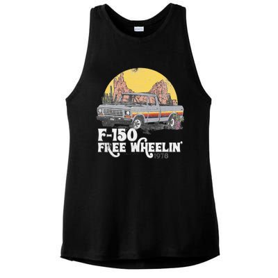 Ford Trucks F150 Desert Ride Ladies PosiCharge Tri-Blend Wicking Tank