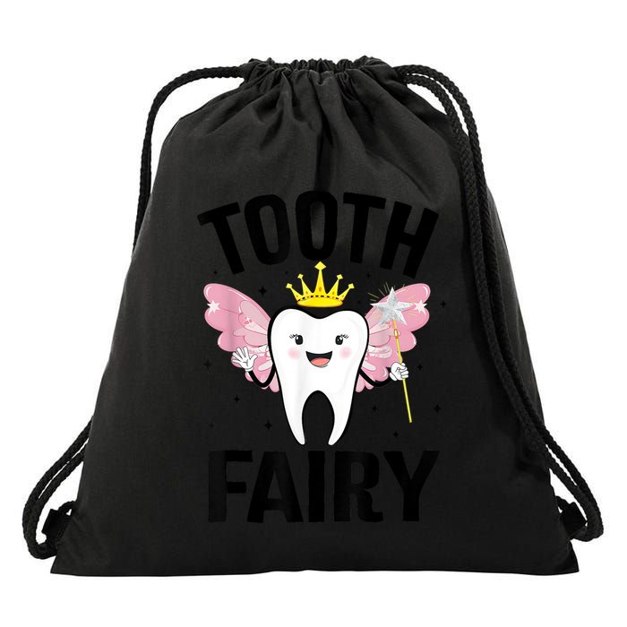 Funny Tooth Fairy Halloween Costume Drawstring Bag