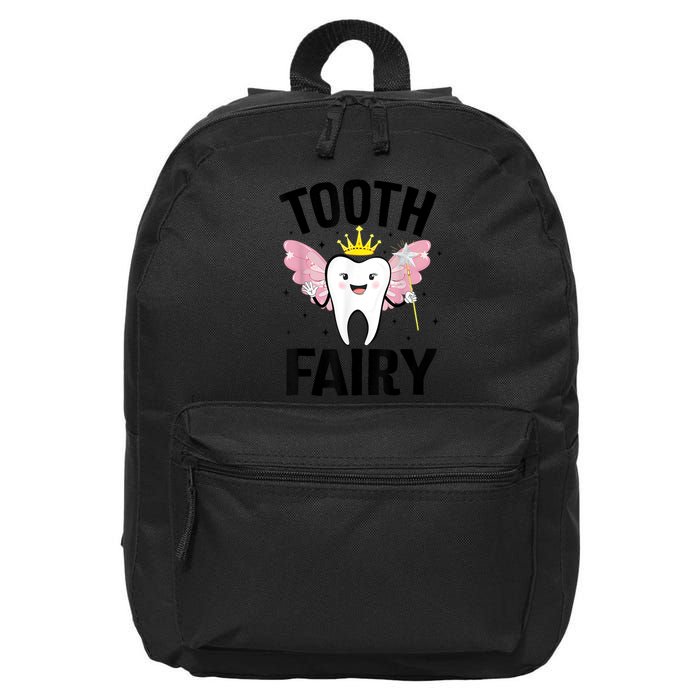 Funny Tooth Fairy Halloween Costume 16 in Basic Backpack