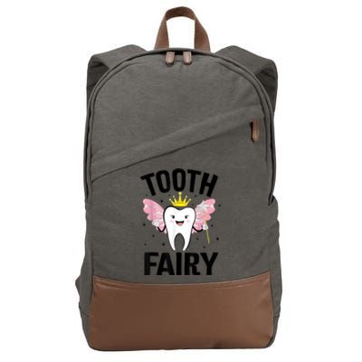 Funny Tooth Fairy Halloween Costume Cotton Canvas Backpack