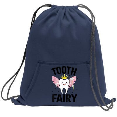 Funny Tooth Fairy Halloween Costume Sweatshirt Cinch Pack Bag