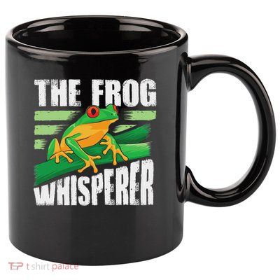 Funny The Frog Whisperer Gift Cute Bullfrog Fan Boys Girls 11oz C Handle Ceramic Mug