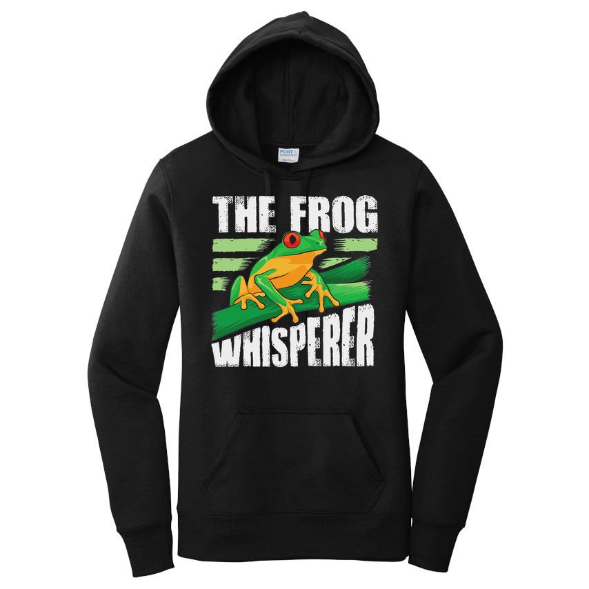 Funny The Frog Whisperer Gift Cute Bullfrog Fan Boys Girls Women's Pullover Hoodie