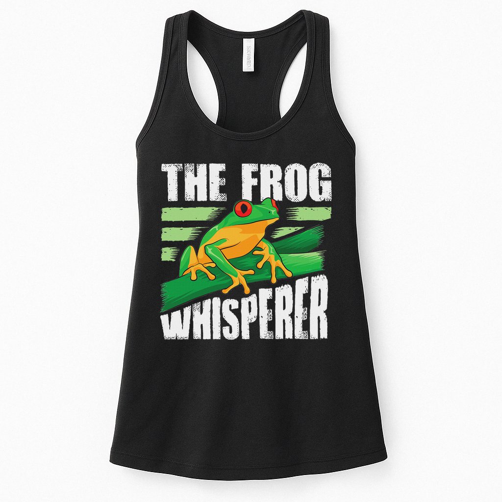 Funny The Frog Whisperer Gift Cute Bullfrog Fan Boys Girls Womens Tank Top