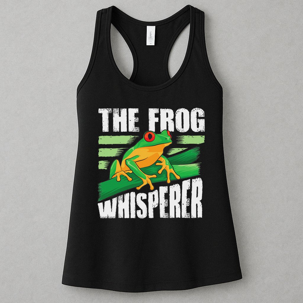 Funny The Frog Whisperer Gift Cute Bullfrog Fan Boys Girls Womens Tank Top