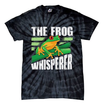 Funny The Frog Whisperer Gift Cute Bullfrog Fan Boys Girls Tie-Dye T-Shirt