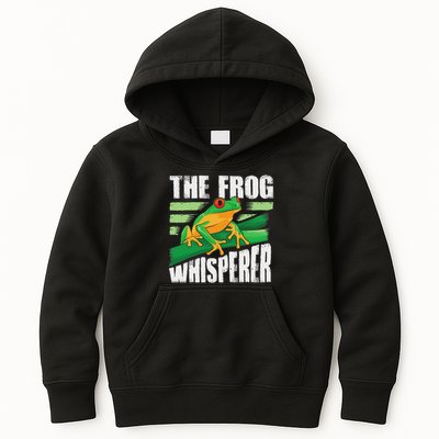 Funny The Frog Whisperer Gift Cute Bullfrog Fan Boys Girls Kids Hoodie