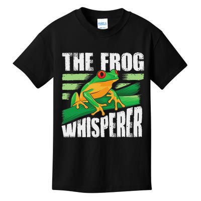 Funny The Frog Whisperer Gift Cute Bullfrog Fan Boys Girls Kids T-Shirt