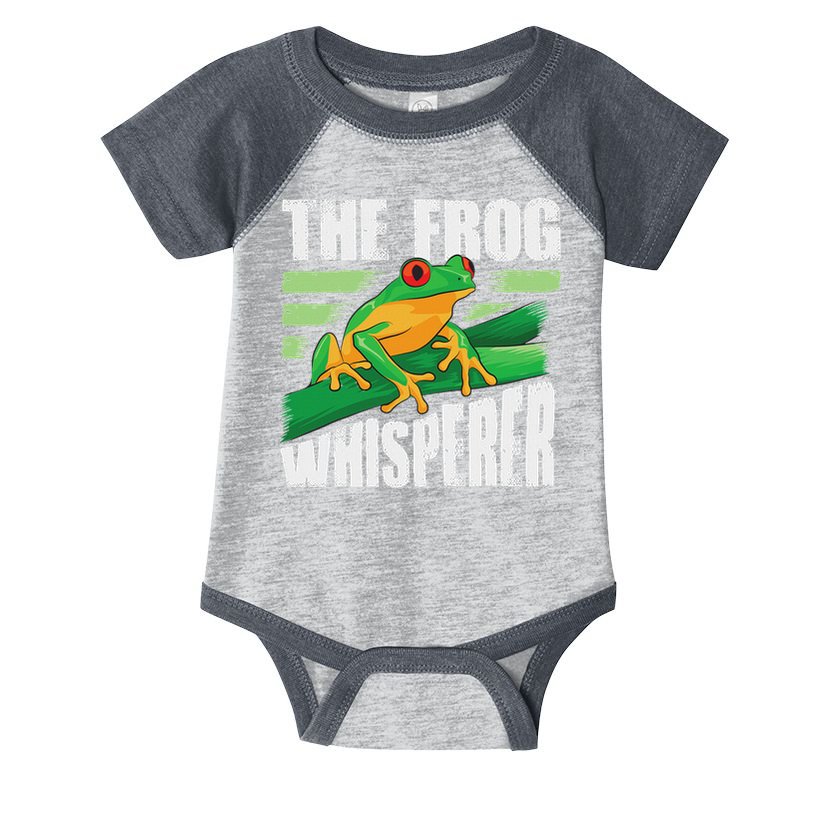 Funny The Frog Whisperer Gift Cute Bullfrog Fan Boys Girls Infant Baby Jersey Bodysuit