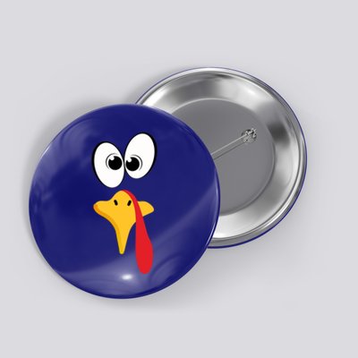 Funny Turkey Face Gift Button