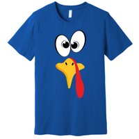 Funny Turkey Face Gift Premium T-Shirt