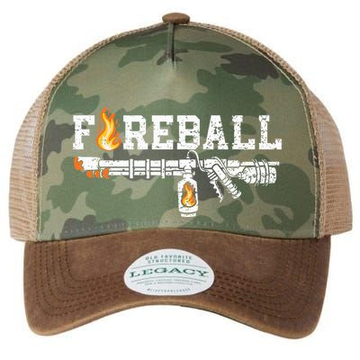 Flame Throwers F.I.R.E.B.A.L.L Flamethrower Fire Weapon Legacy Tie Dye Trucker Hat