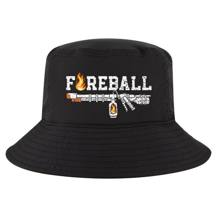 Flame Throwers F.I.R.E.B.A.L.L Flamethrower Fire Weapon Cool Comfort Performance Bucket Hat