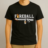 Flame Throwers F.I.R.E.B.A.L.L Flamethrower Fire Weapon T-Shirt