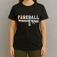 Flame Throwers F.I.R.E.B.A.L.L Flamethrower Fire Weapon T-Shirt