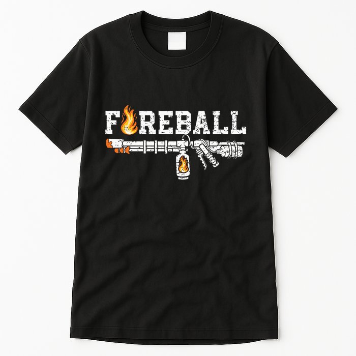 Flame Throwers F.I.R.E.B.A.L.L Flamethrower Fire Weapon Tall T-Shirt