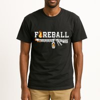 Flame Throwers F.I.R.E.B.A.L.L Flamethrower Fire Weapon Tall T-Shirt