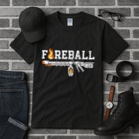 Flame Throwers F.I.R.E.B.A.L.L Flamethrower Fire Weapon Tall T-Shirt