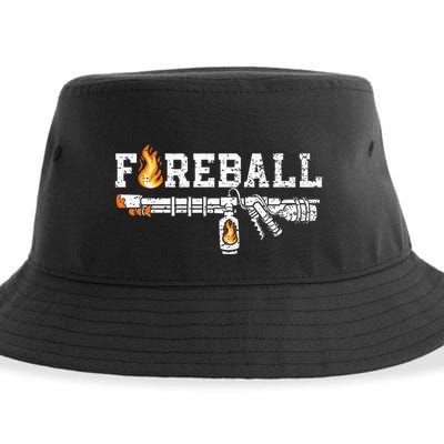 Flame Throwers F.I.R.E.B.A.L.L Flamethrower Fire Weapon Sustainable Bucket Hat