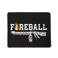 Flame Throwers F.I.R.E.B.A.L.L Flamethrower Fire Weapon Mousepad