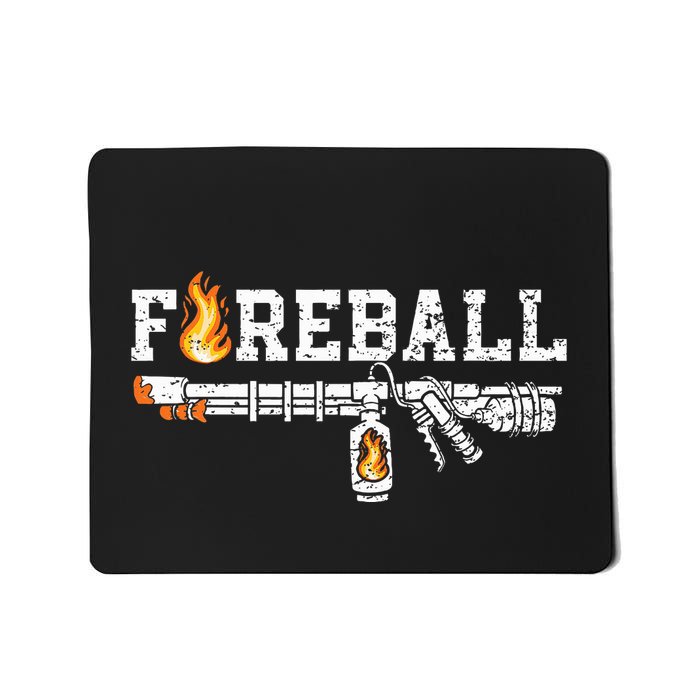 Flame Throwers F.I.R.E.B.A.L.L Flamethrower Fire Weapon Mousepad