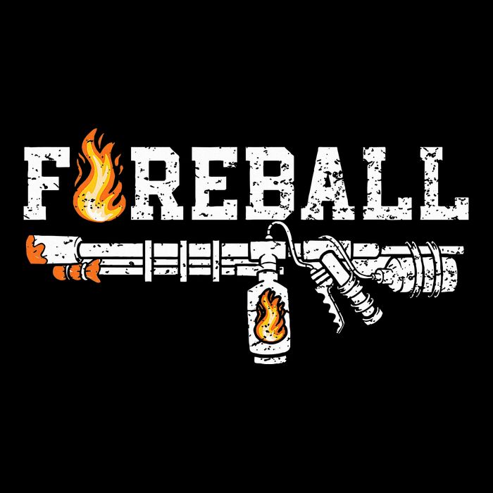Flame Throwers F.I.R.E.B.A.L.L Flamethrower Fire Weapon Mousepad