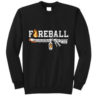 Flame Throwers F.I.R.E.B.A.L.L Flamethrower Fire Weapon Tall Sweatshirt