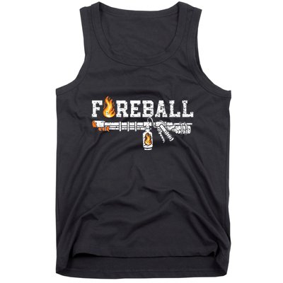 Flame Throwers F.I.R.E.B.A.L.L Flamethrower Fire Weapon Tank Top