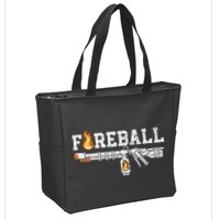 Flame Throwers F.I.R.E.B.A.L.L Flamethrower Fire Weapon Zip Tote Bag