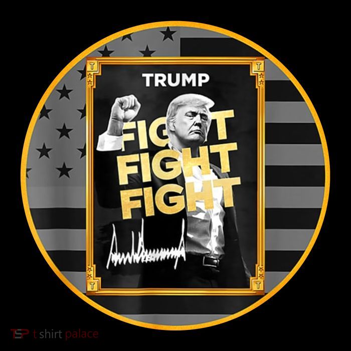 Funny Trump Fight Meme Coin Crypto President Performance Shirt