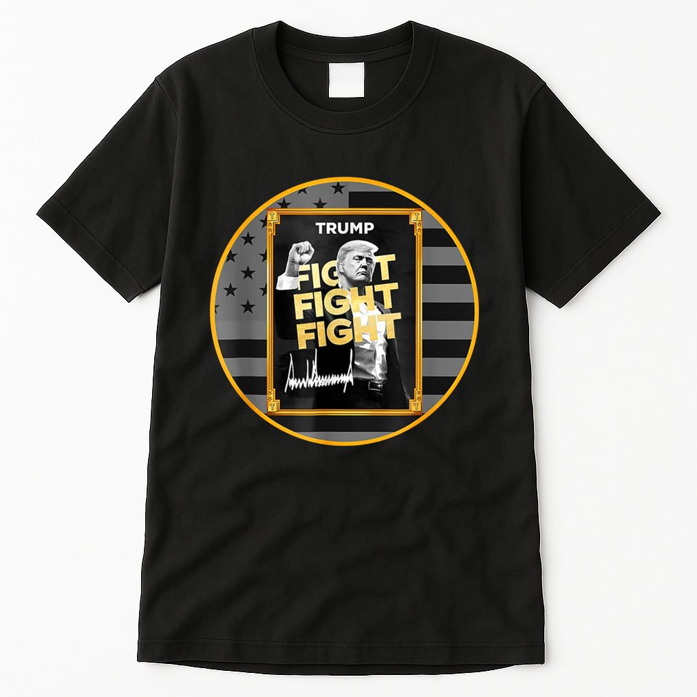 Funny Trump Fight Meme Coin Crypto President Tall T-Shirt